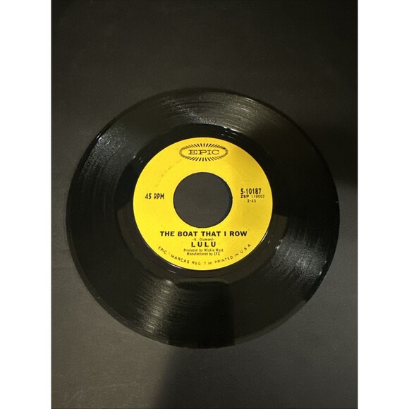 Other - Epic Records 45 Lulu "To Sir With Love" "The Boat‎ That I Row" Used